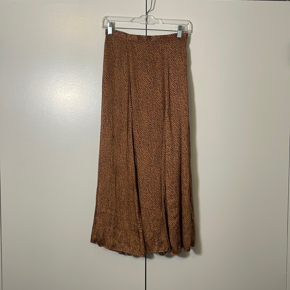 Banana Republic Brown Patterned Skirt